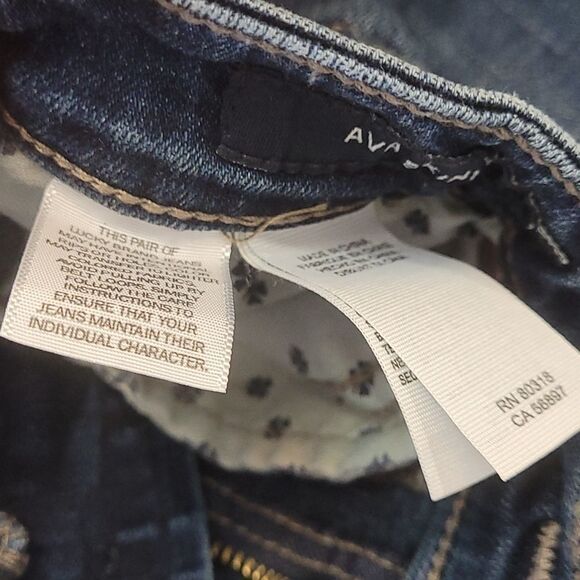 LUCKY BRAND LOS ANGELES AVA SKINNY JEANS - Picture 4 of 6